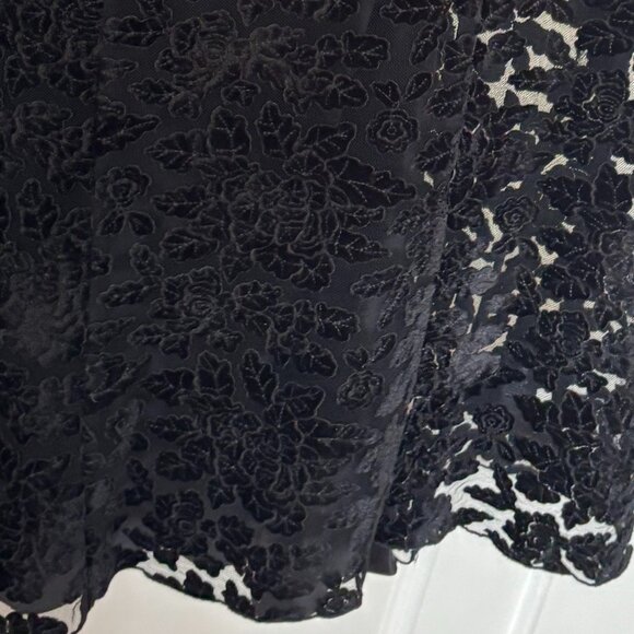 Vampire's Wife Short Black Velvet Dress - Size 14/18UK - NWT - Picture 15 of 16